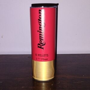 Remington Red and Gold Ammunition Shell Tumbler